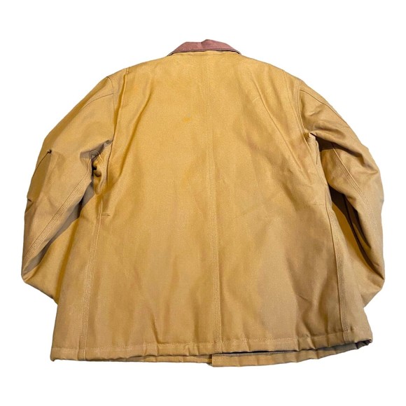 Carhartt Quilted Heavy Jacket Men Size Large Brown  (RN 14806) C003-BRN - Picture 4 of 7